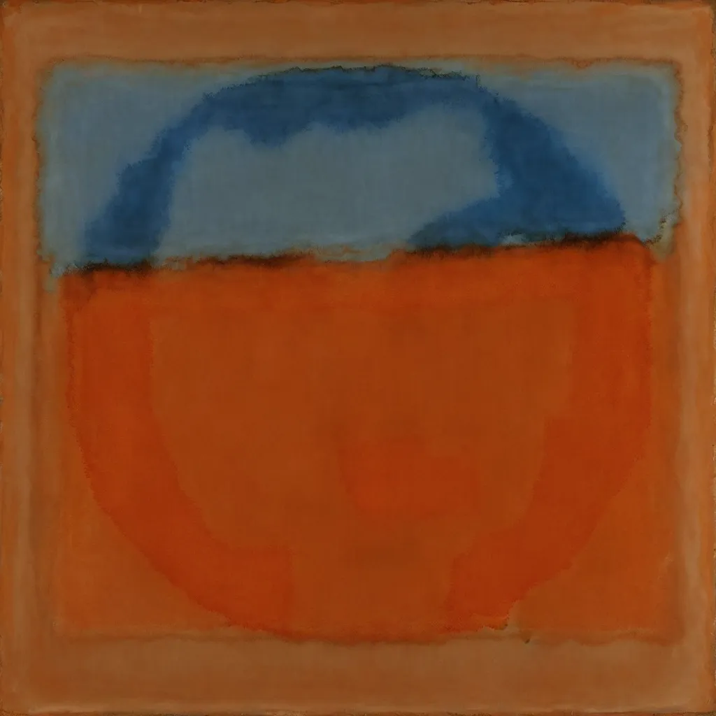 1953 - No.61 Rust and Blue - Mark Rothko